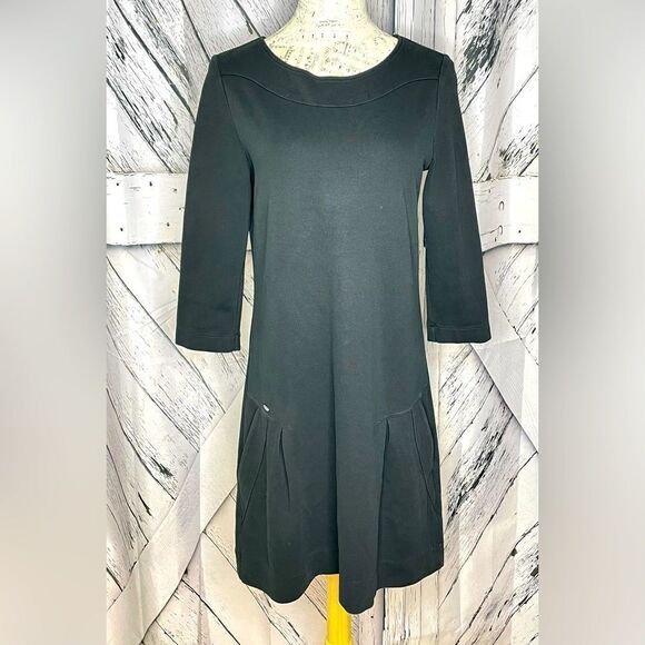 Lacoste Sweatshirt Dress Black L - Picture 1 of 8